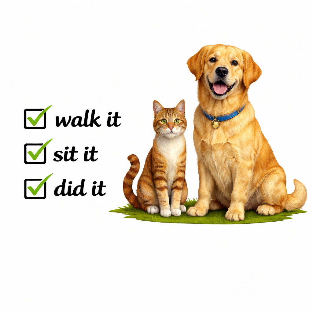 Walk It, Sit It, Did It.